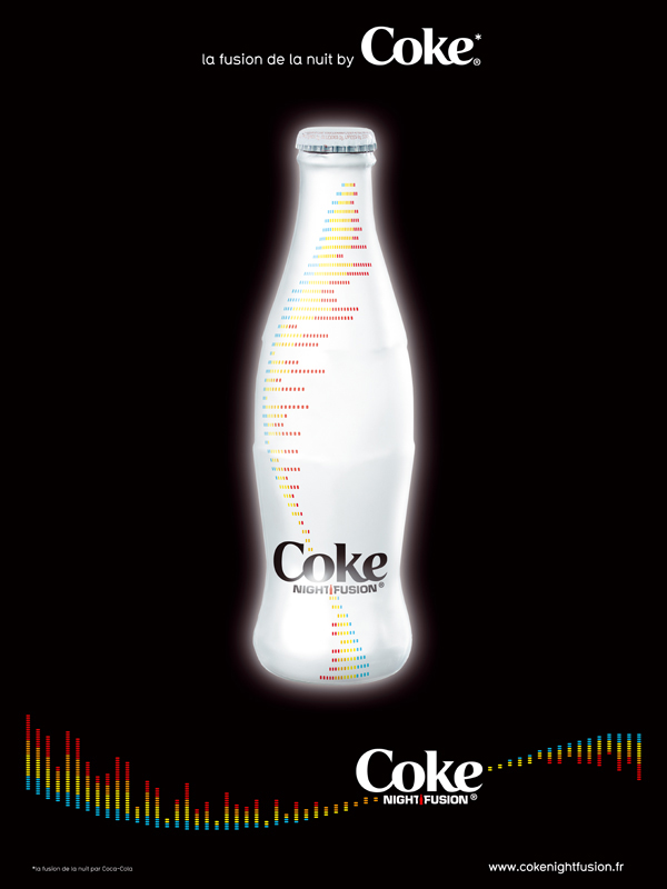 Coke Night Fusion — bouteille aluminium Coca-Cola dédiée au nightlife